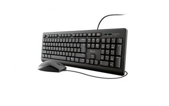 Set teclado y mouse Trust Primo - Negro